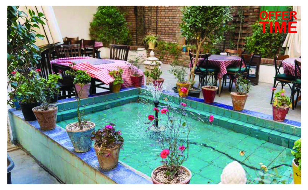 کافه های حیاط دار تهران